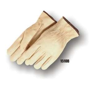 Leather Work Glove, #1510B Grain Cowhide, size 13, 12 pack