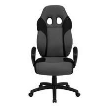   gray and black mesh race car style office task chair part qd 5090 mesh