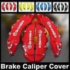   BREMBO RACING STYLE BRAKE CALIPER COVERS NO PAINT (Fits Mustang