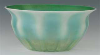 Tiffany Favrile Glass Bowl (Tiffany Studios) Signed  