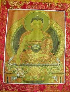Colorful Tibetan Buddhist Shakyamuni Buddha Thangka/Wall Hanging 