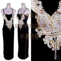 chinese gown dress qipao cheongsam wedding 080222 black  