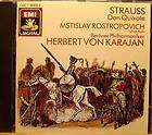 Strauss Don Quixote Rostropovich~K​arajan JAPAN 1ST ED.