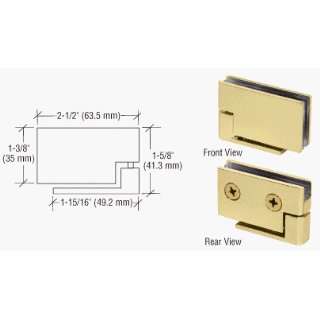  CRL Brass Surface Mount Cabinet Pivot Hinges   Package 