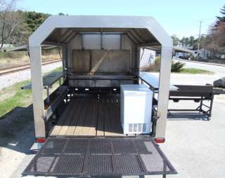 Lobster Bake Cook Out Concession Catering Mobile Food Trailer Cart 