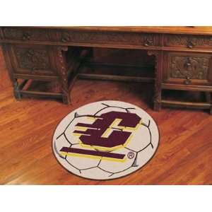  Central Michigan Chippewas NCAA 29 Round Soccer Ball Area 