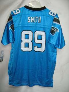 PANTHERS REPLICA NFL YOUTH JERSEY STEVE SMITH CYAN XL *  