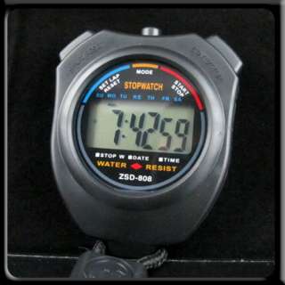 Chronograph Digital Timer Stopwatch Sport Counter Watch Teaching 