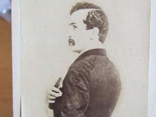 President Lincoln assassin John Wilkes Booth cdv photo  
