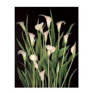  Calla Lily Cluster Tan Chun. 24.00 inches by 30.00 inches 