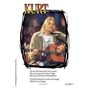  KURT COBAIN   Postcard