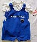 Kentucky Wildcats Baby Infant Shortalls Romper NWT 24M