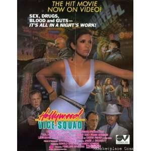  Hollywood Vice Squad Movie Mini Poster 11x17in Master 
