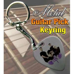  AFI Metal Guitar Pick Keyring Musical Instruments