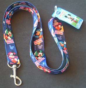 Disney Pin Key Lanyard Child Childrens Youth Length Mickey Mouse 