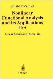 Nonlinear Functional Analysis and Its Applications Part 2 A Linear 