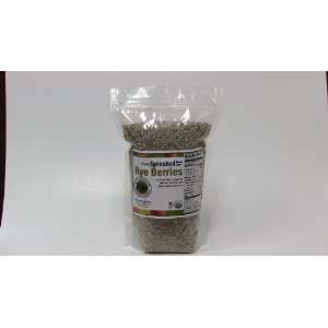 Organic, Sprouted Rye Berries, 10lb.  Grocery & Gourmet 
