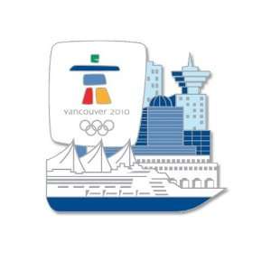   Olympics Skyline with Cruise Ship Collectible Pin