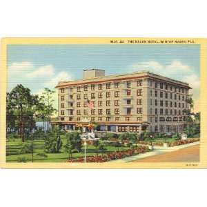   Postcard The Haven Hotel   Winter Haven Florida 