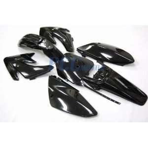   Plastic Body Fairing Kit Parts Honda CRF70   Black 
