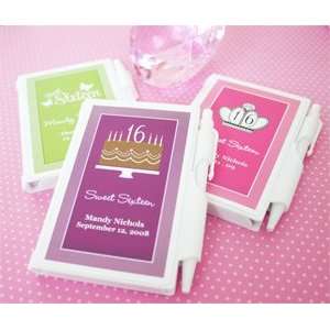  Sweet Sixteen (or 15) Personalized Notebooks Office 