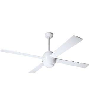   GW, Gusto Gloss White 56 Outdoor Ceiling Fan with GUS BL 56 WH Blades