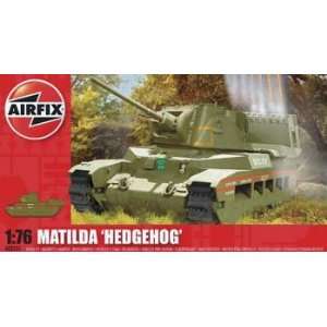  Airfix   1/76 Matilda Hedgehog Tank (Plastic Model Vehicle 