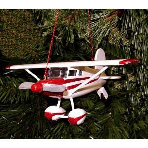   Cessna 140A Propeller Airplane Christmas Ornament