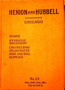 HENION & HUBBELL CATALOG, CHICAGO   681 PAGES, c1905  