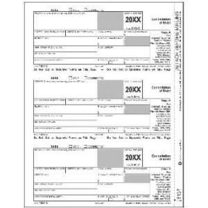  EGP 1099 C, Cancellation of Debt, Federal Copy A