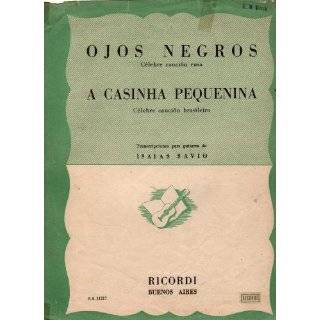 Ojos Negros by Cancion Rusa and Isaias Savio ( Sheet music   1955)