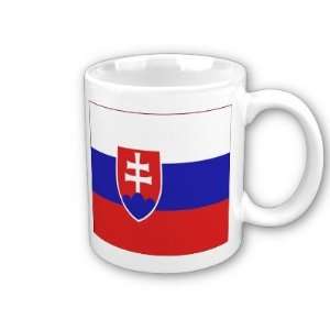 Slovakia Flag Coffee Cup