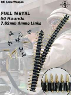 TB63 02 1/6 Dr.Figures MG Metal Ammo Links 7.62  