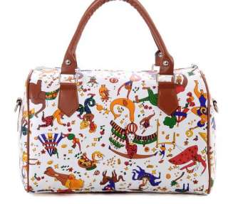 wholesale Double Used Lovely Picture Printed Handbag