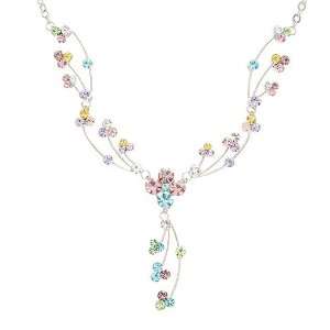 Perfect Gift   High Quality Elegant Rainbow Necklace with Multi color 