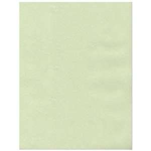  8 1/2 x 11 Green Parchment 24lb Recycled Paper  100 sheets 
