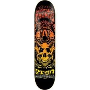 Zero Jamie Thomas Death Trip Yellow / Orange Fade Skateboard Deck   8 