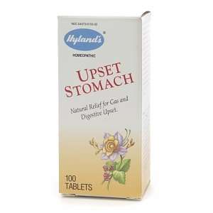  Hylands Upset Stomach Tablets 100 ct (Quantity of 4 