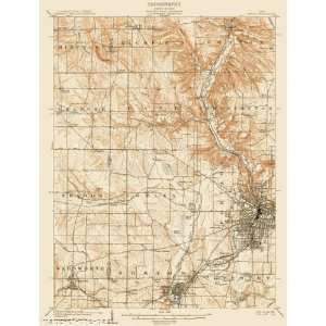  USGS TOPO MAP AKRON QUAD OHIO (OH) USGS 1905