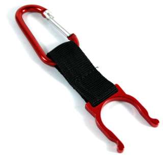 Colorful Carabiner Strap with Water Bottle Holder Clip  