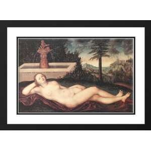  Cranach the Elder, Lucas 24x18 Framed and Double Matted 