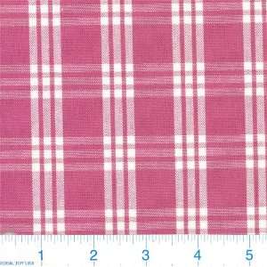  58 Wide Cranston Plaid Pink Fabric By The Yard Arts 