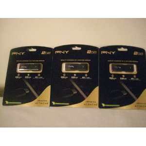  PNY Attache III 2 GB USB 2.0 Flash Drive P FD2GBATT03 EF 