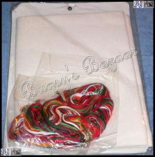 Bucilla SANTA CLASSIC TREE SKIRT Counted Cross Stitch Christmas Kit 