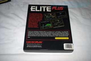 Elite Plus IBM PC Game Complete Very Rare MINT Conditio  