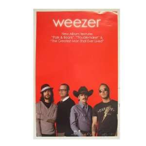  Weezer Poster Red Double Sided 
