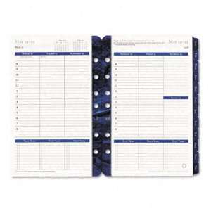  Monticello Wkly/Mthly Planner Refill, 2 Pages per Week, 5 