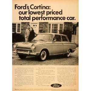  1966 Ad Ford Motor Cortina Automobile Vintage Car House 