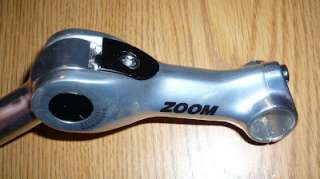 New comfort ZOOM polished aluminum adjustable 1 quill stem  