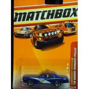 Matchbox Detailed Diecast Classic Emergency Response Series 78 Dodge 